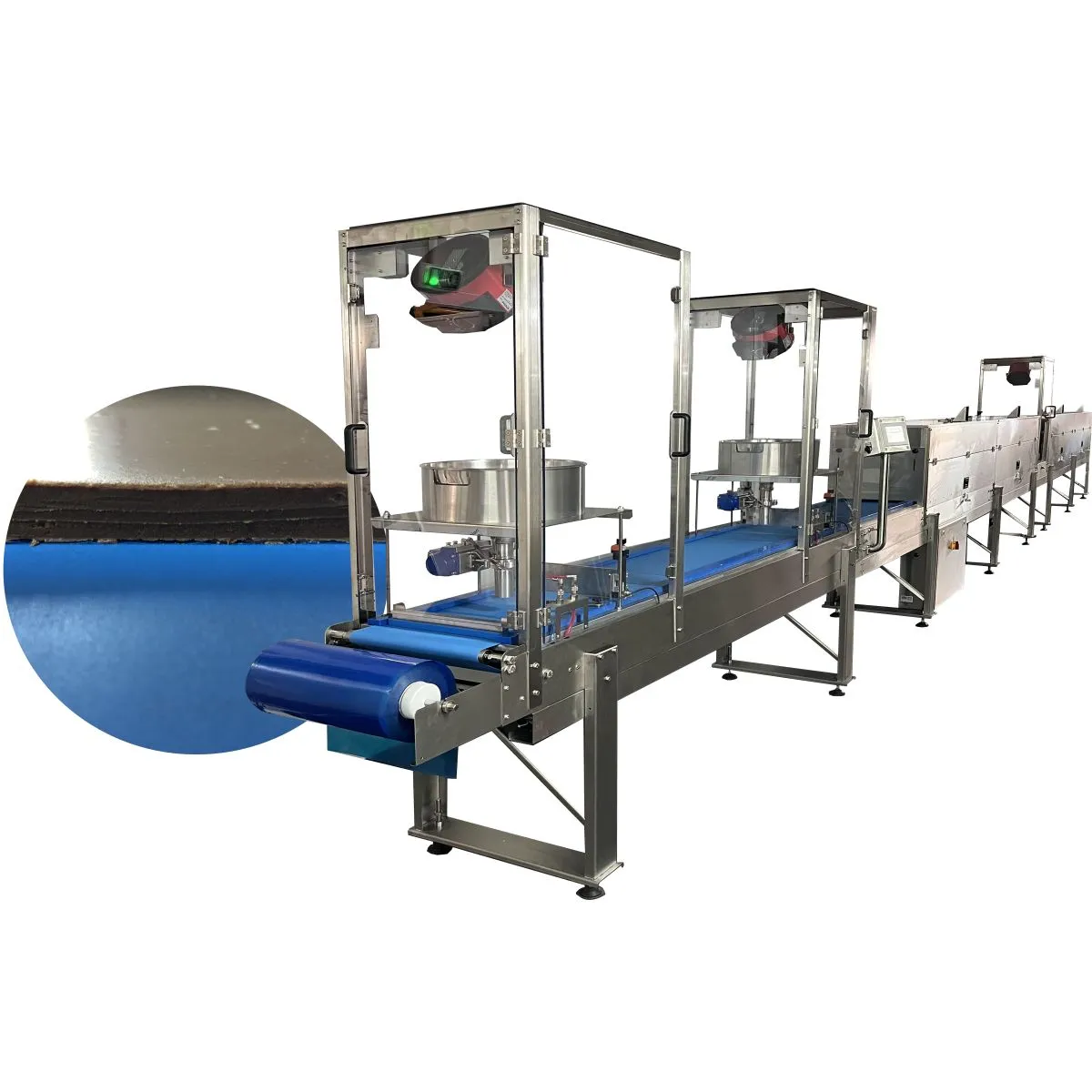 Tunnel de coulage de ganache